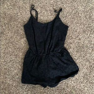 A black romper.